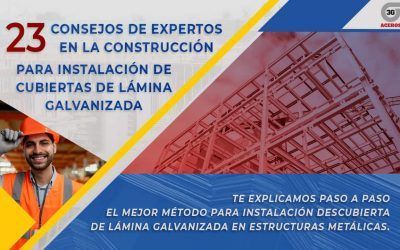 Método más eficaz para montar un techo de lámina galvanizada. 3G Aceros Monterrey