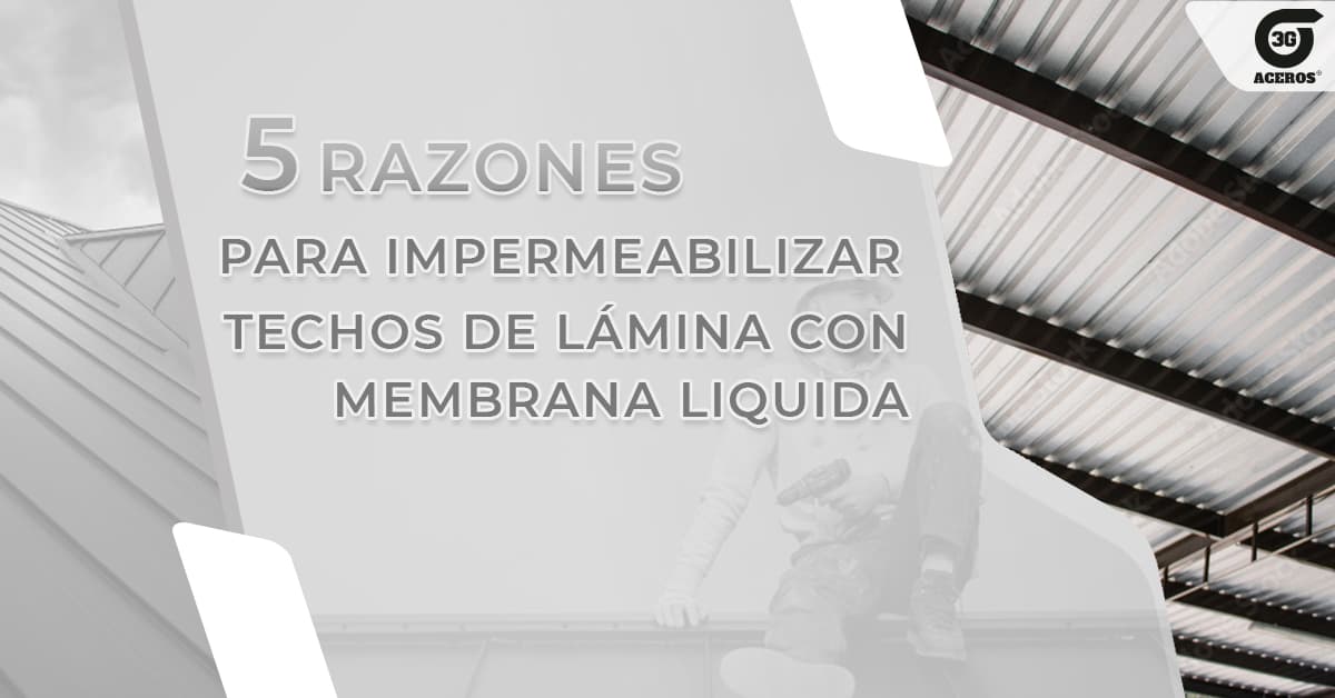 Por qué aplicar membrana líquida en techos de lámina galvanizada