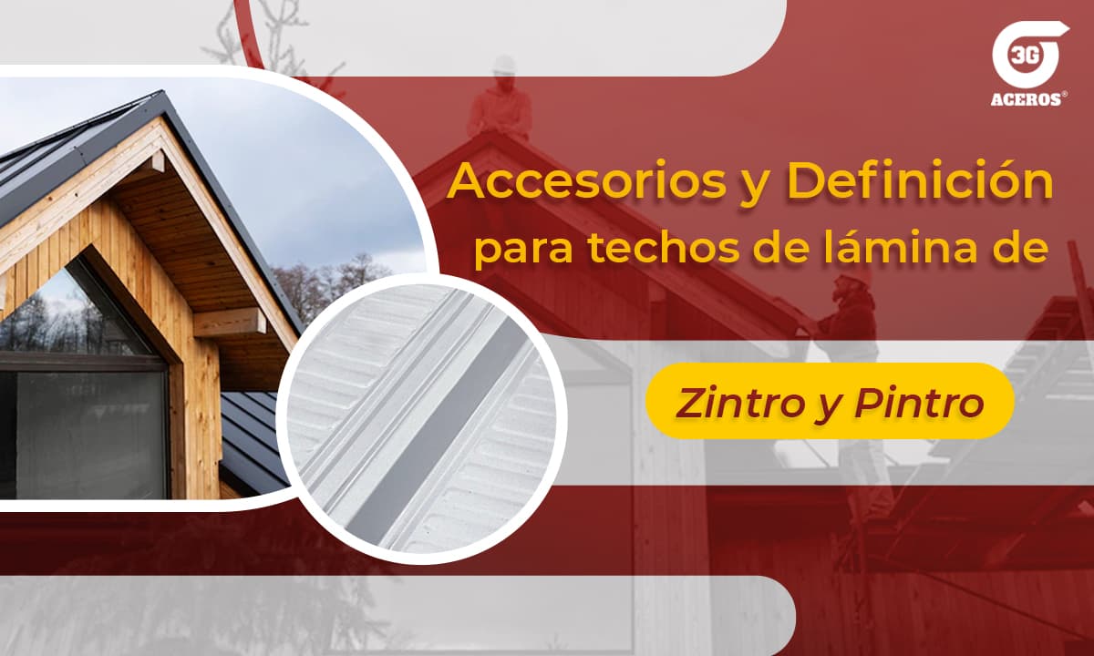 Accesorios para construcción de techos de lámina galvanizada