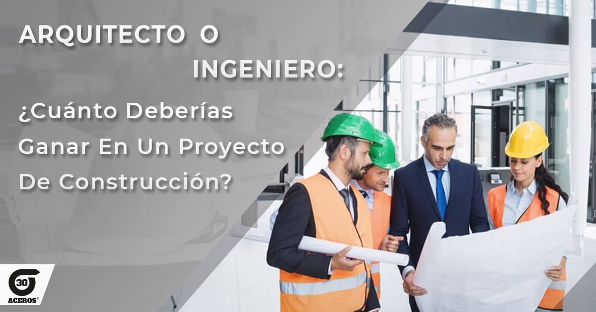 Qué porcentaje debería ganar un arquitecto en un proyecto constructivo