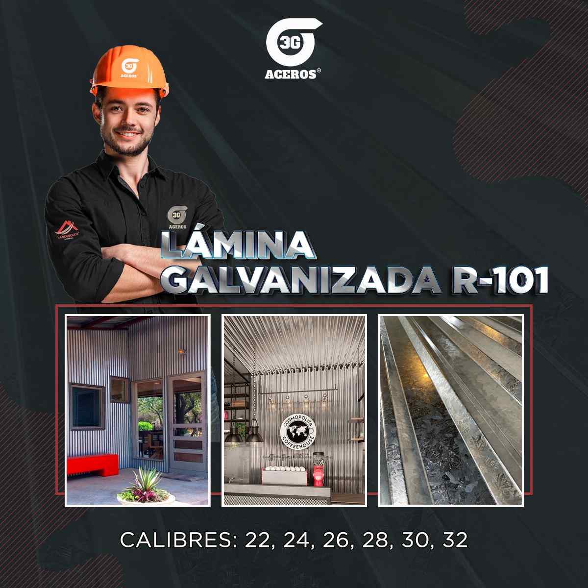 LÁMINA GALVANIZADA R-101