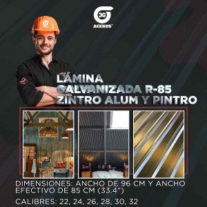 LÁMINA GALVANIZADA R-85