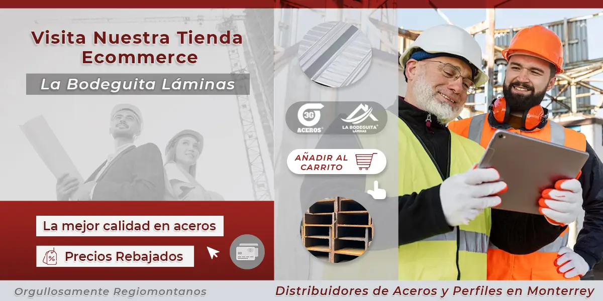 La Bodeguita Tienda online para comprar aceros, perfiles y láminas galvanizadas