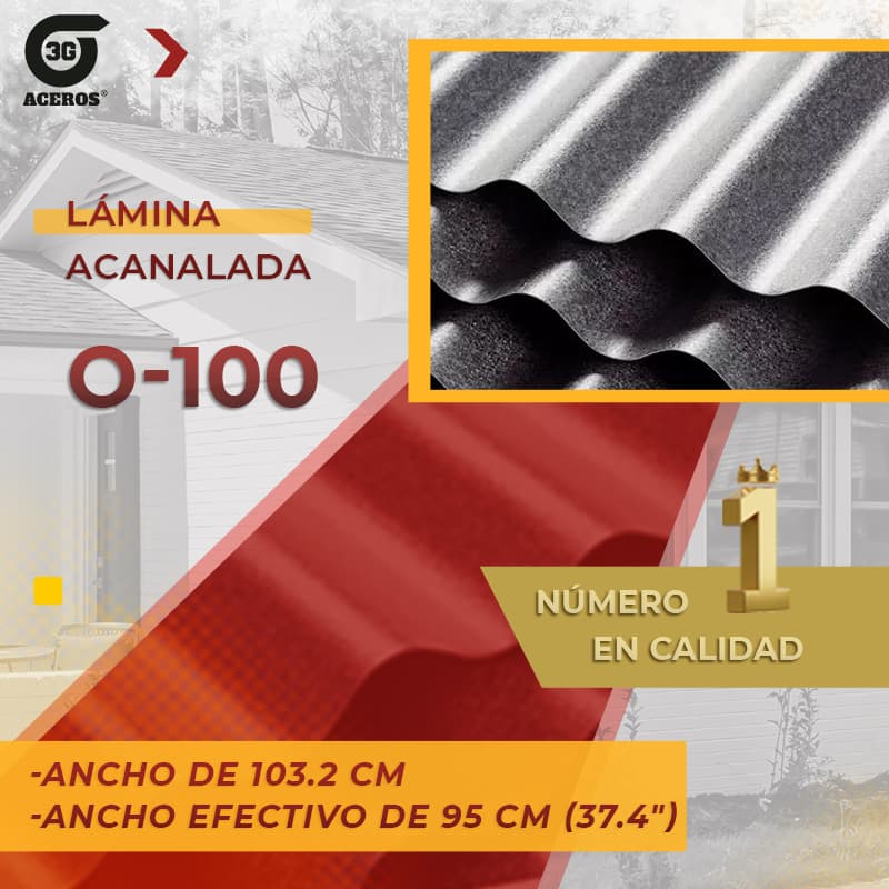 Lámina galvanizada 0 100