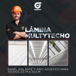 Lámina Multytecho: Panel aislante y anti acústico