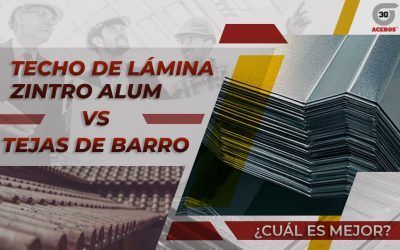Ventajas de construir techos de lámina Zintro Alum Vs Tejas de Barro