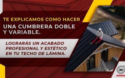 Técnicas para hacer una Cumbrera doble variable: 3G Aceros Monterrey